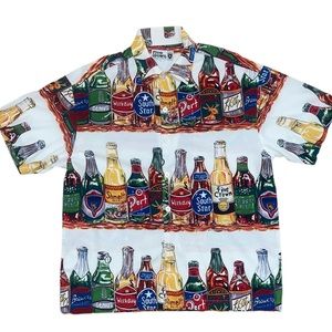 Five Crown Beer Bottle Shirt-Size Large.
